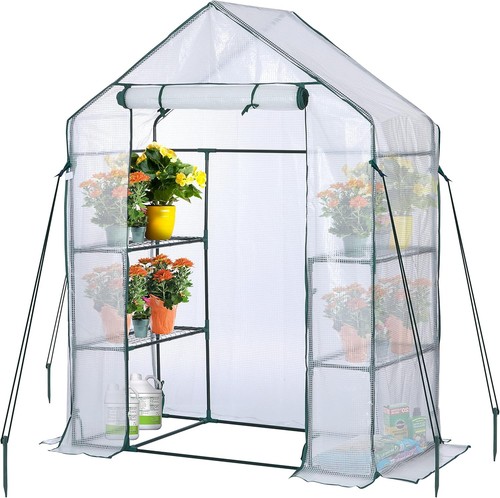 Walk greenhouse with steel - walk,
