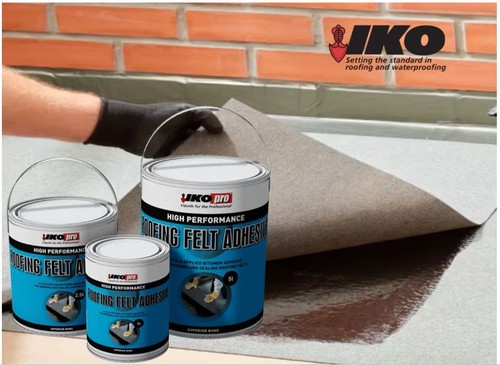 Iko pro roofing felt - felt, adhesive