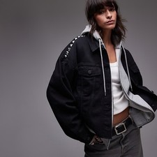 All Saints Piper Studded Black