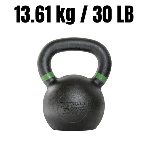 Cast iron kettlebell 30lb - iron,
