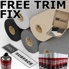 CAMPER VAN LINING CARPET 4 WAY STRETCH VW T5 TRANSPORTER CADDY FREE TRIM FIX