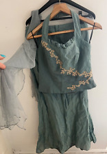 Linea Raffaelli 3 piece Top ,Skirt, Scarf  quirky Wedding,  Size 42