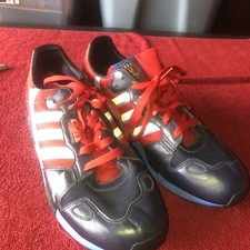 ADIDAS 2008 ZX 800 JESSE OWENS 1936 USA OLYMPIC NAVY BLUE RED WHITE Size 12 USA