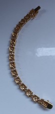 Gold Tone Bracelet with Large