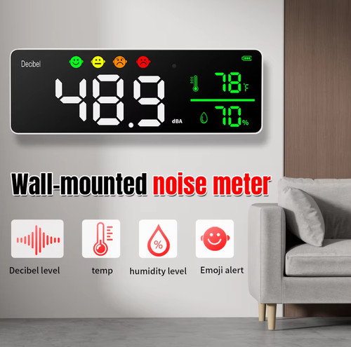 Decibel meter wall - decibel,