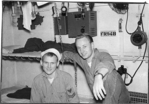 Original vintage photo navy - original,
