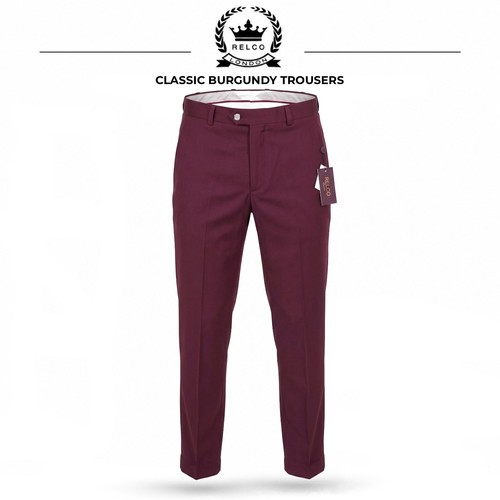 Relco mens burgundy stay - mens,