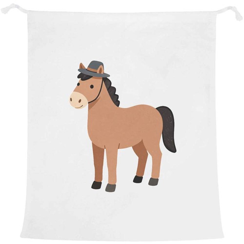 Horse with hat laundry - with,