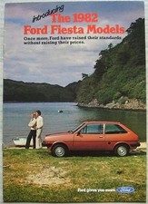 FORD FIESTA Car Sales Brochure