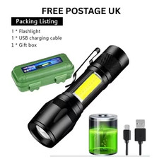 1PCS 2000LM USB Rechargeable