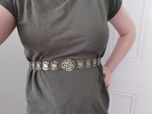 Vintage nurses belt silver - vintage,