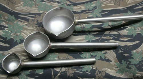 New stainless steel lead ladle - new,