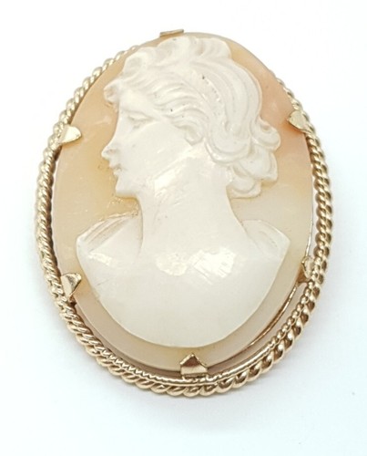 9ct rolled gold cameo - rolled,