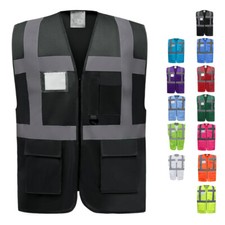 YOKO Zipped Hi Vis Vest