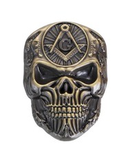 SKULL OCCULT BIKER HEAVY