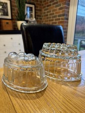 Vintage Glass Jelly Moulds
