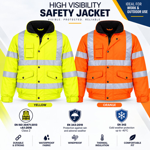 Vis jacket waterproof - hi,