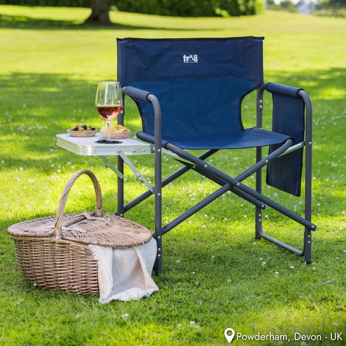 Folding directors chair with - folding,