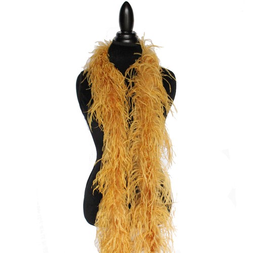 Ginger 2ply ostrich feather - 2ply,
