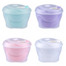 Large Salad Spinner Vegetable Veg Leaf Dryer Drainer Colander Plastic Bowl 4L