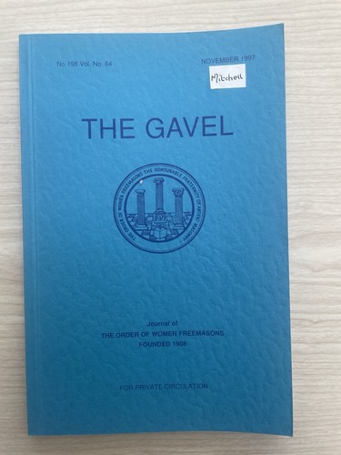 The gavel journal - gavel, of