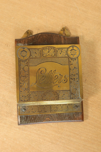 Vintage brass letters - brass, rack