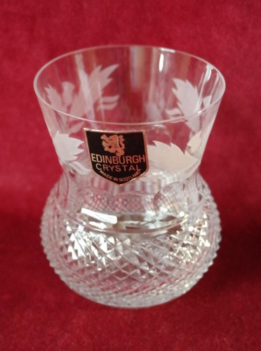Edinburgh crystal thistle - edinburgh,