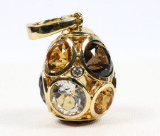 Faberge Smoky Quartz Citrine