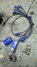 MGB Lucas Points & condenser ignition ballast parts kit spark plug leads
