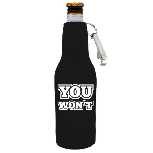 You won beer bottle - bottle, coolie