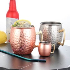 500ml Pure Copper Cup Handcrafted Moscow Mule Mugs  Mules Cocktails Coffee Beer