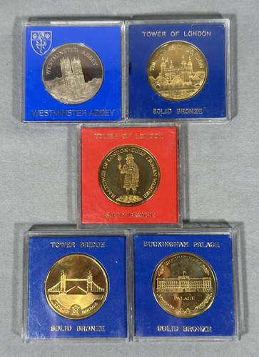 Lot bronze coins souvenir - lot, of