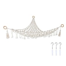 White Soft Toy Storage Hammock