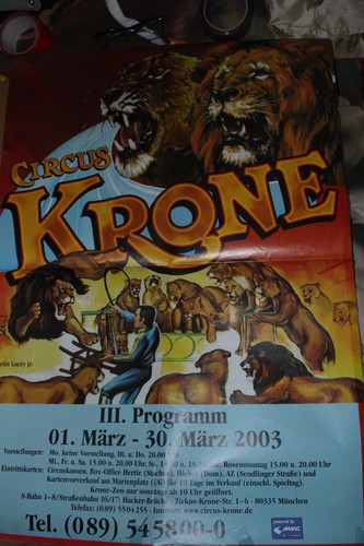 Krone circus poster cirque - circus,