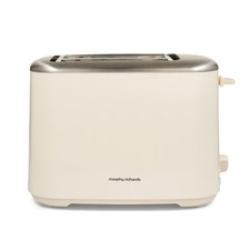 Morphy Richards  2 Slice Toaster Cream, Equip ,  Removable Crumb Tray 222065