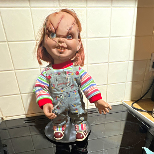 Chucky horror figure doll with - chucky,
