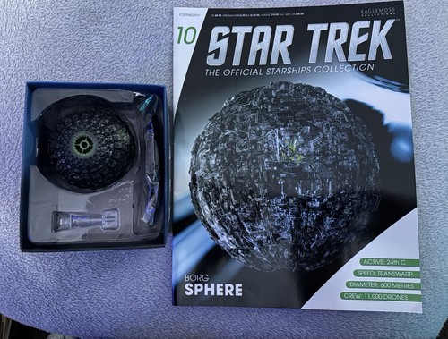 Star trek eaglemoss borg - star, eaglemoss.