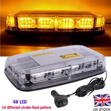 48 LED Warning Strobe Amber