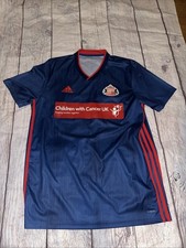 Sunderland AFC 2019/20 Adidas Away Football Shirt Soccer Jersey Size L Men's