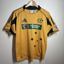 Adidas Mens Australia Cricket Shirt Jersey 2009 Size Medium Victoria Bitter 