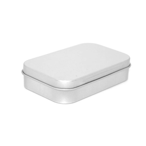 Small metal tin storage - metal,