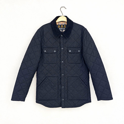Barbour men black - black, quilted