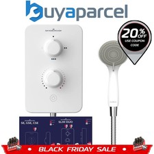 Gainsborough SE 10.5kw Electric Shower White Chrome Slim Duo Replacement Shower