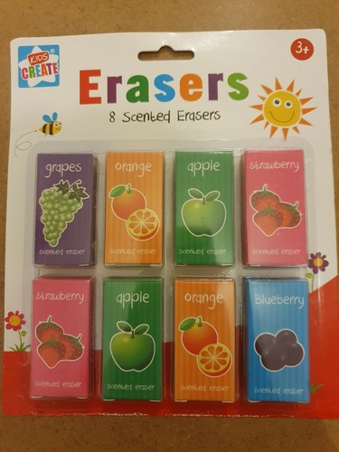 Erasers rubber kids - 8,