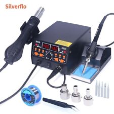 902D-III 750W 2 In 1 Soldering iron Station Digital Hot Air Gun Rework Station