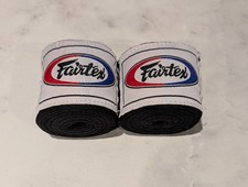 Fairtex 1 x Pair of Hand Wraps 4.5m In Black - Brand New
