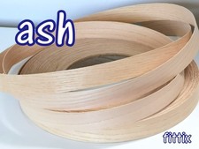 Iron on Edging Pre Glued Real Wood Ash Veneer Edge Banding Tape 22mm 40 mm 50 mm