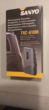 Vintage Sanyo TRC-610M Microcassette Recorder Dictaphone