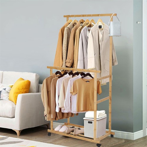 Clothes rack with - clothes, shelf