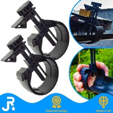 2 x Shed Mini Guttering Gutter Bracket Clamp Manual Adjustable No Tools Required